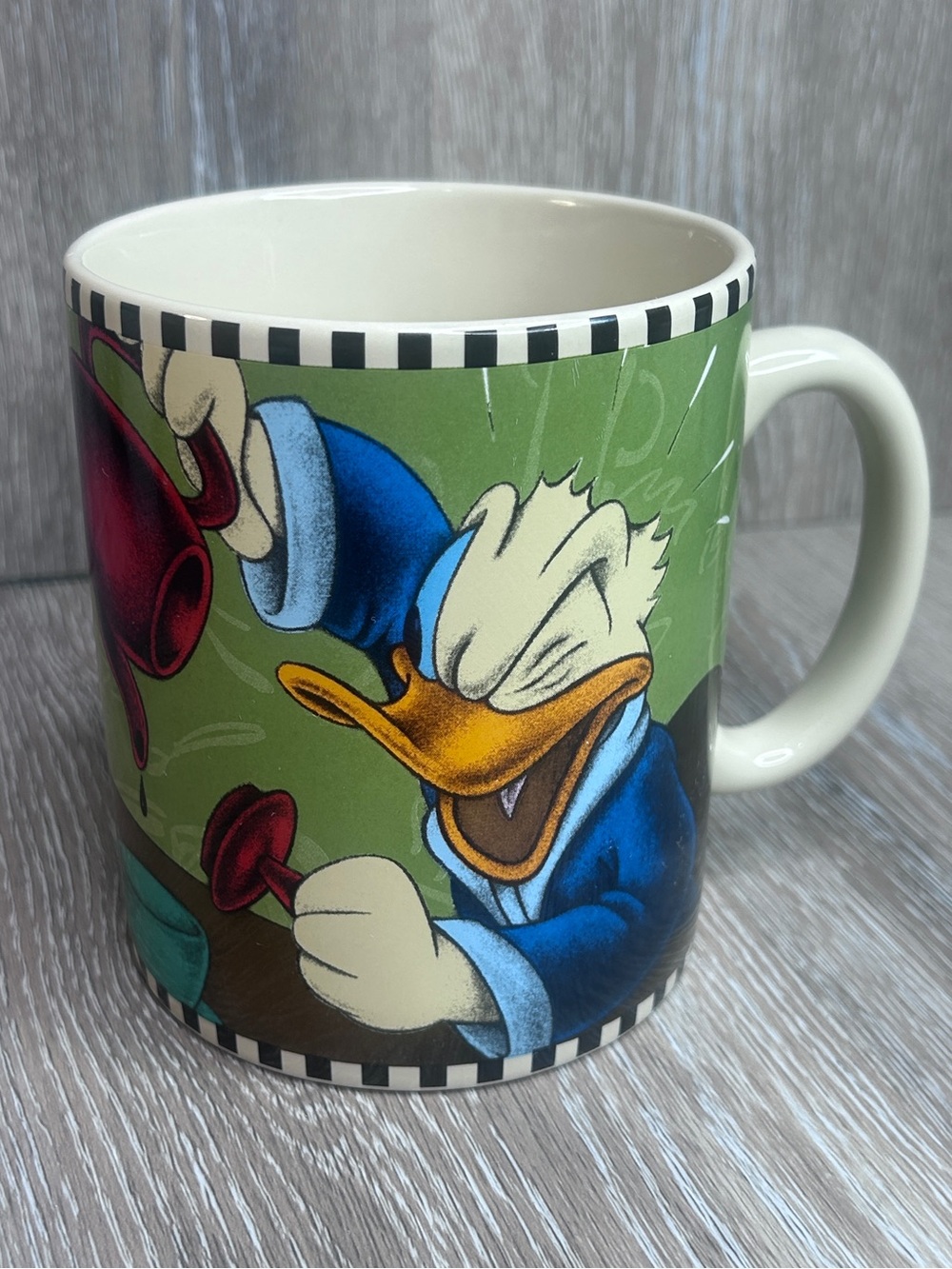 Disney Donald Duck “Cranky to the Last Drop” Mug • 24 oz Collectible Cartoon Mug